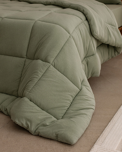 Комплект постельного белья двуспальный Bobigny с одеялом-покрывалом 160x200 см