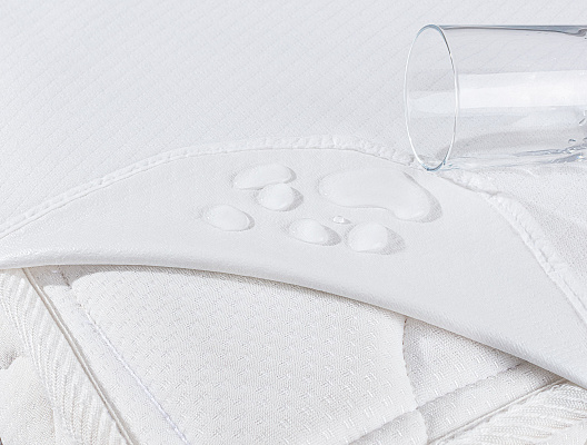 Наматрасник Flore Fitted 100x200 см. - белый