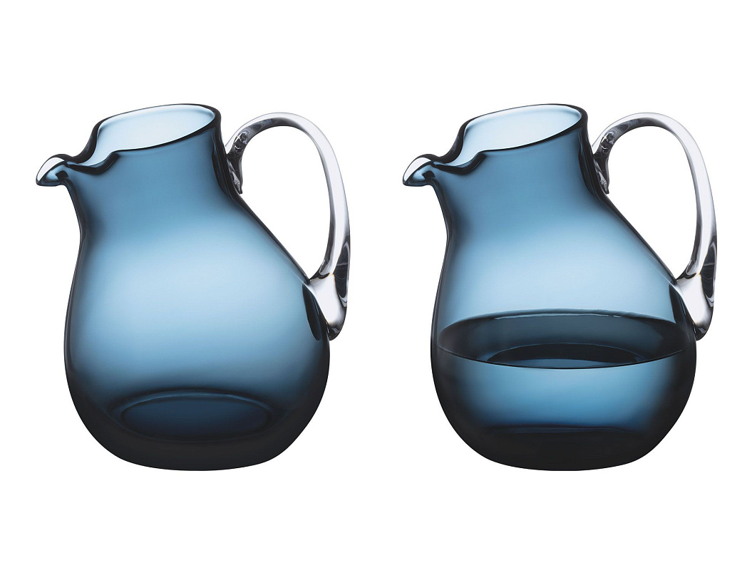 Графин стеклянный Emeline 2,5л - синий