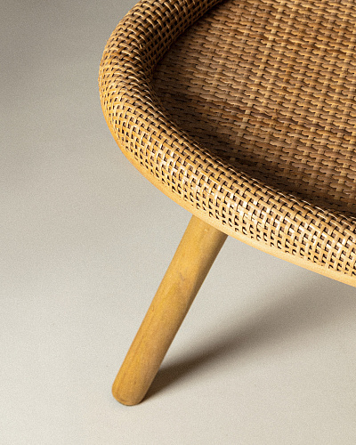 Журнальный столик Belda 53x46x39 см, ротанг