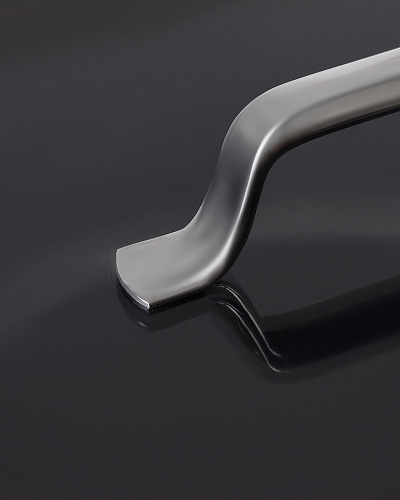 Набор посуды Titanium Professional из 7 шт., 18-22-26 см. - темно-серый