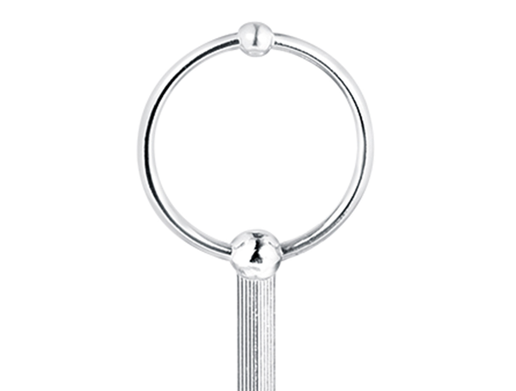 2-х ярусная тарелка Pear Patterned 19-25 см. - бело-желтая