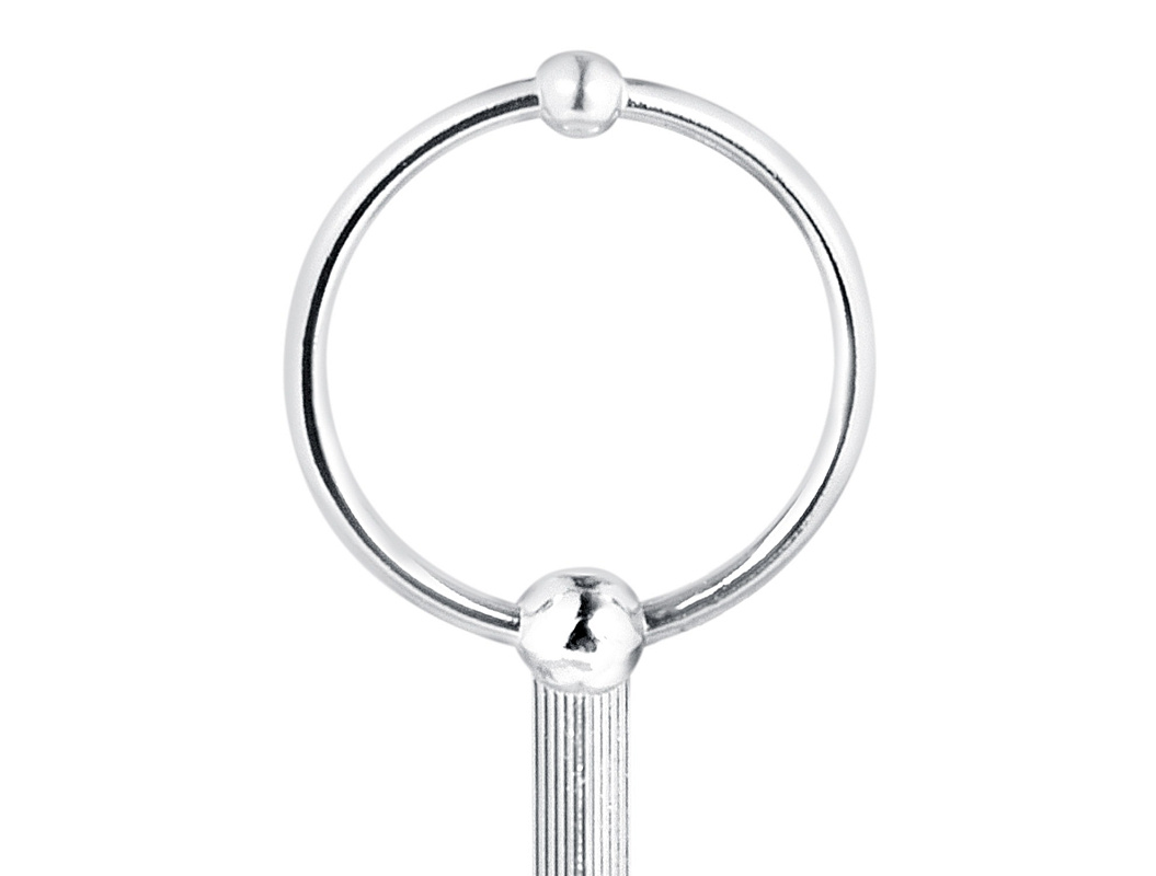 2-х ярусная тарелка Silverberry Patterned 19-25 см. - белая