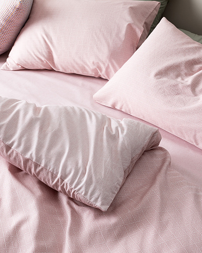 Комплект постельного белья семейный Odette с 2 пододеяльниками 240x260 см, хлопок