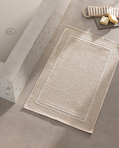 Полотенце для ног Angeline Natural Collection 50x80 см, - хлопок, пвх