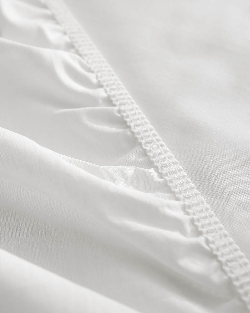 Простыня двуспальная Manon 160x200 см, хлопок