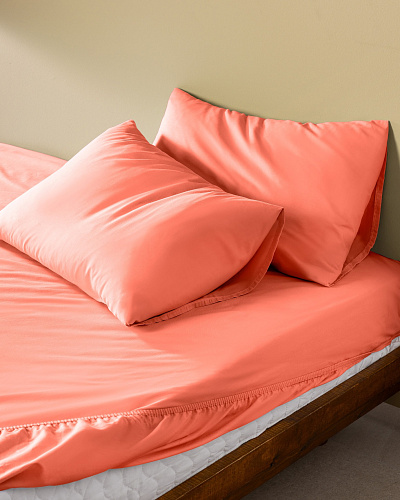 Комплект постельного белья двуспальный Eloise Ranforce с простыней и 2 наволочками 160x200 см, хлопок