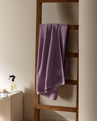 Банное полотенце Clarette 90х150 см - фиолетовое