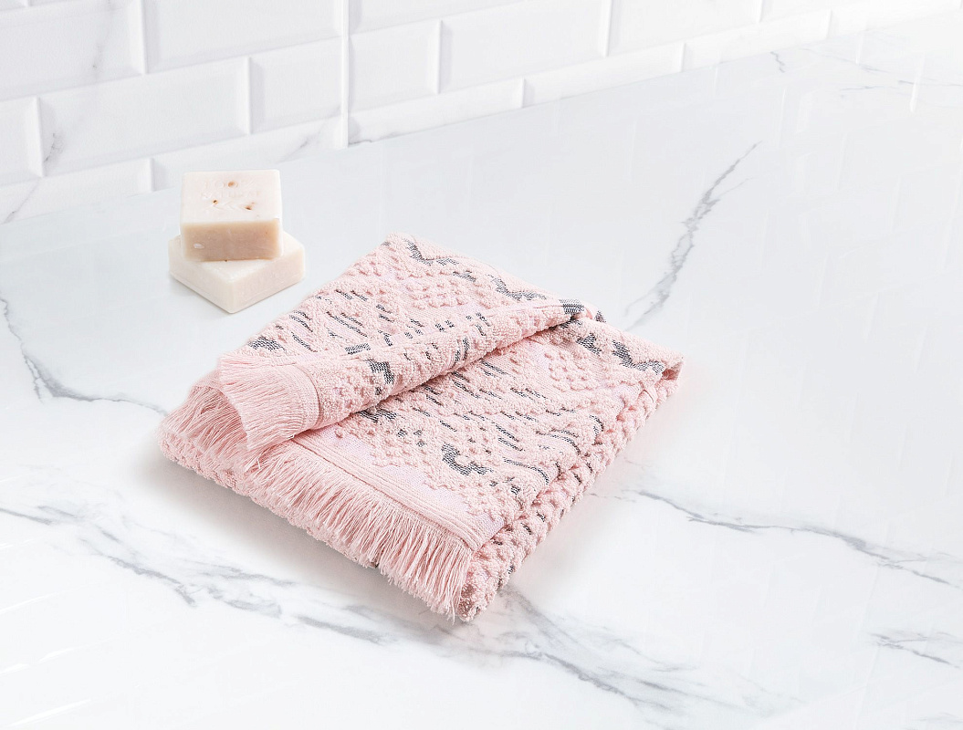 Полотенце для лица Annabel 50x70 см - пудровое