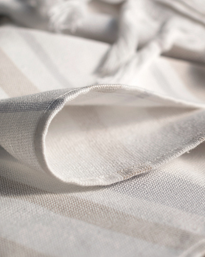 Набор полотенец для рук Raye Hammam из 2 шт., 30x45 см. - бежевое