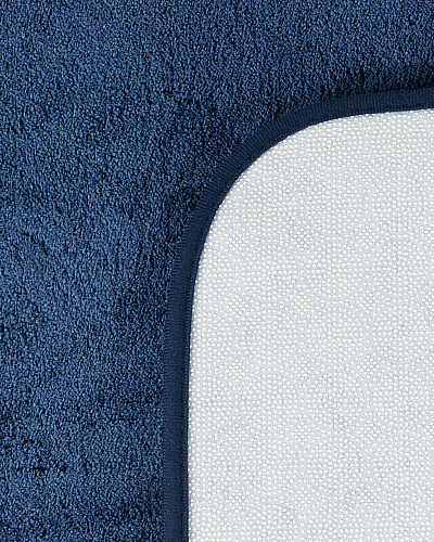 Комплект из 2 ковриков для ванной Carol 50x80см и 45x50см - индиго