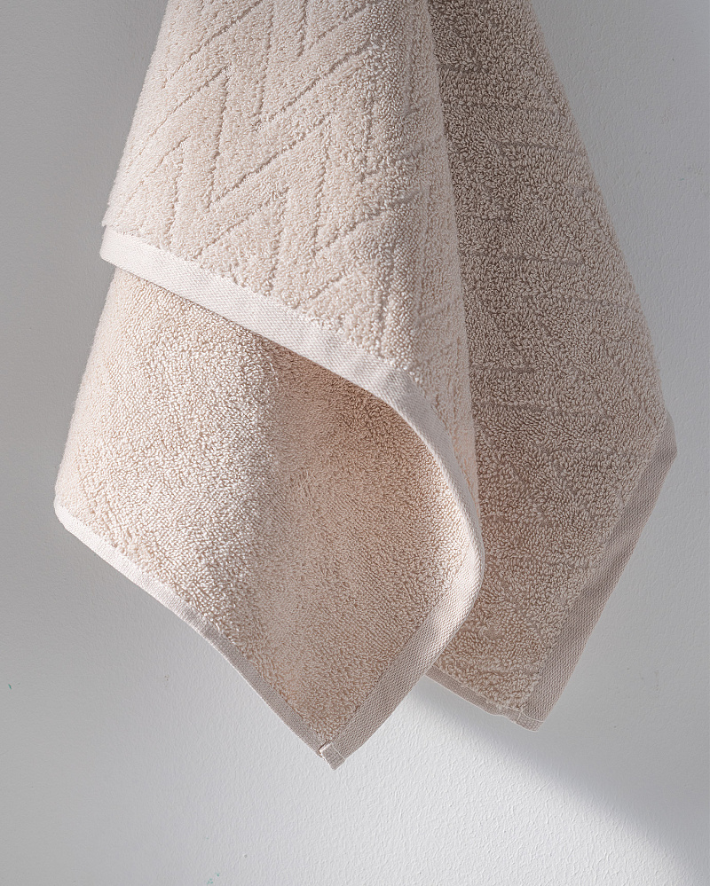 Полотенце для лица Colette 50x70 см. - бежевое