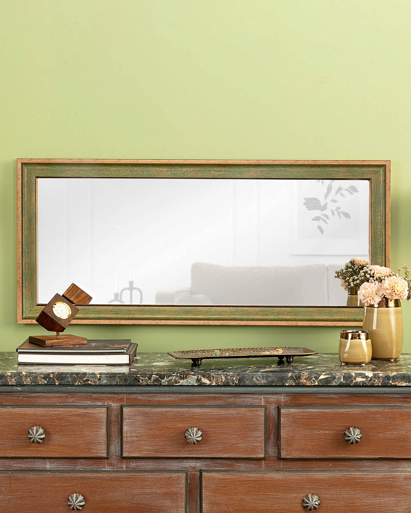 Зеркало Aubert 48x110x8 см. - зеленое