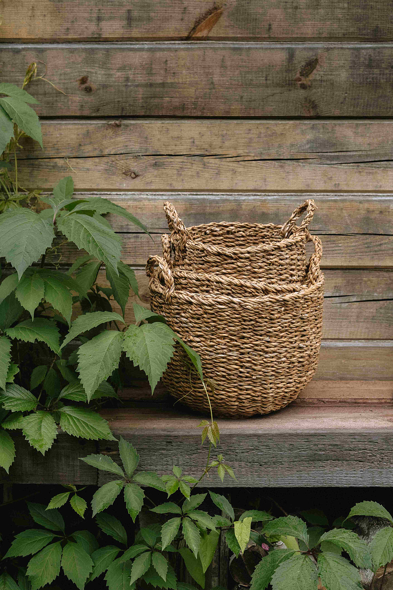 Плетеная корзина Dorise 24x20 см, пластик