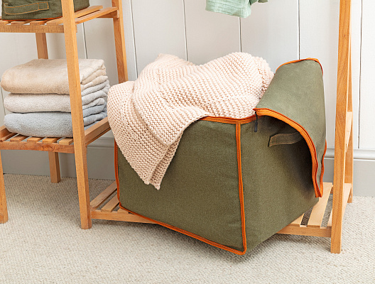 Корзина Clarita 50x42x40 см. - хаки