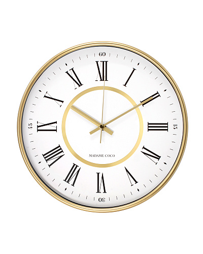 Настенные часы Agathe 30 см, пластик