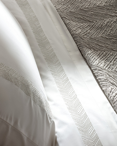 Подарочный комплект постельного белья евро Charente 260x280 см с одеялом, пледом и покрывалом, хлопок