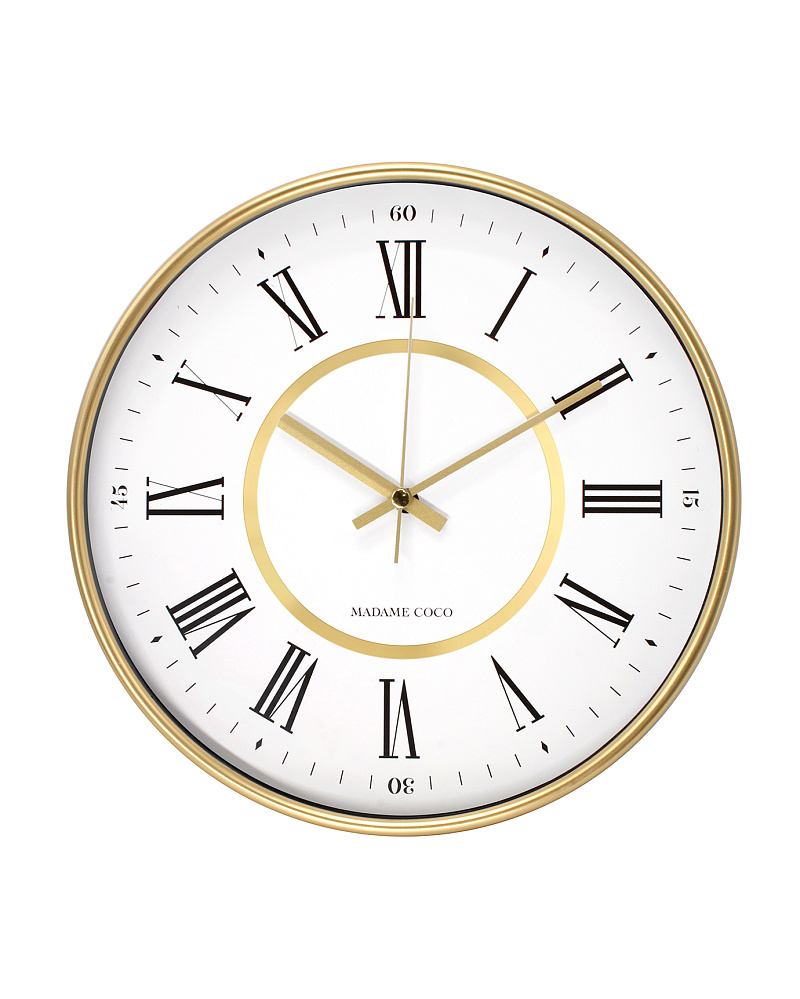 Настенные часы Agathe 30 см, пластик