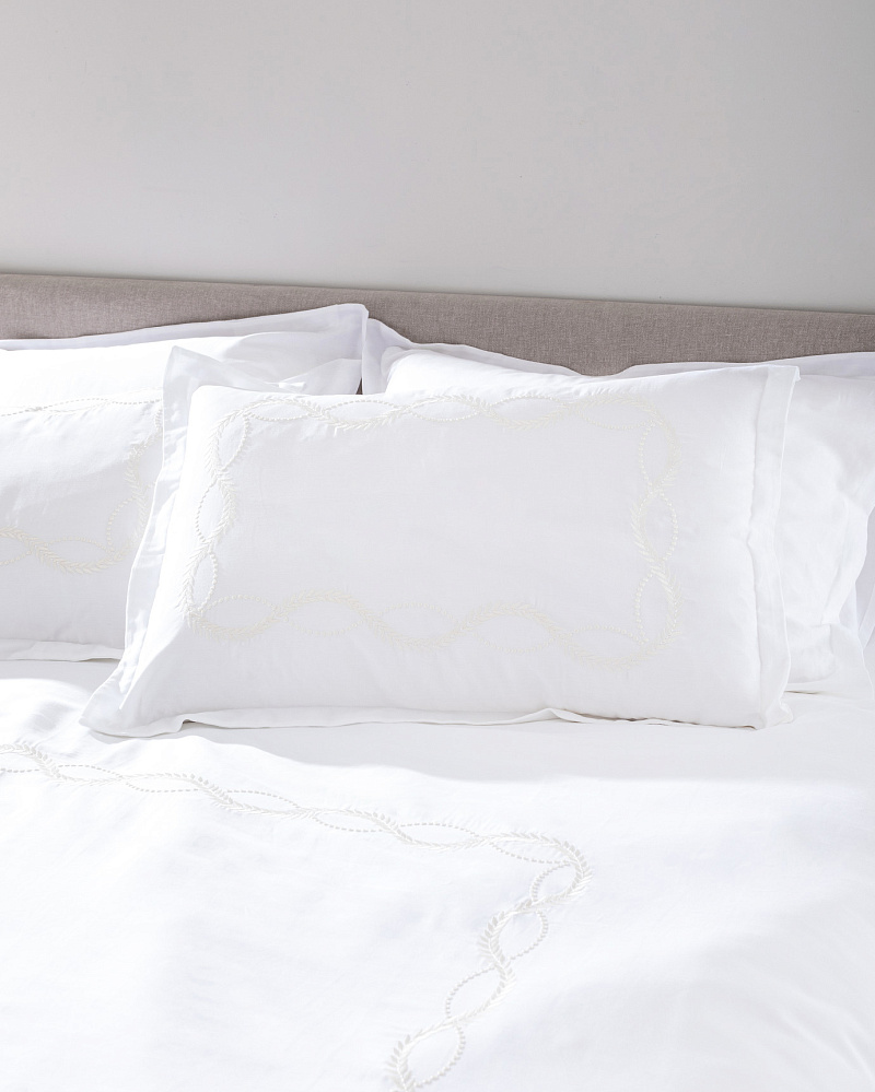 Комплект постельного белья двуспальный Marguerite с 2 пододеяльниками и 4 наволочками 240x260 см, хлопок