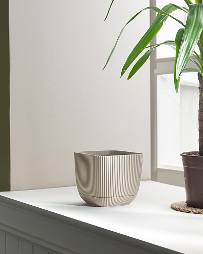 Горшок для цветов Abella 1800 мл. - светло-бежевый