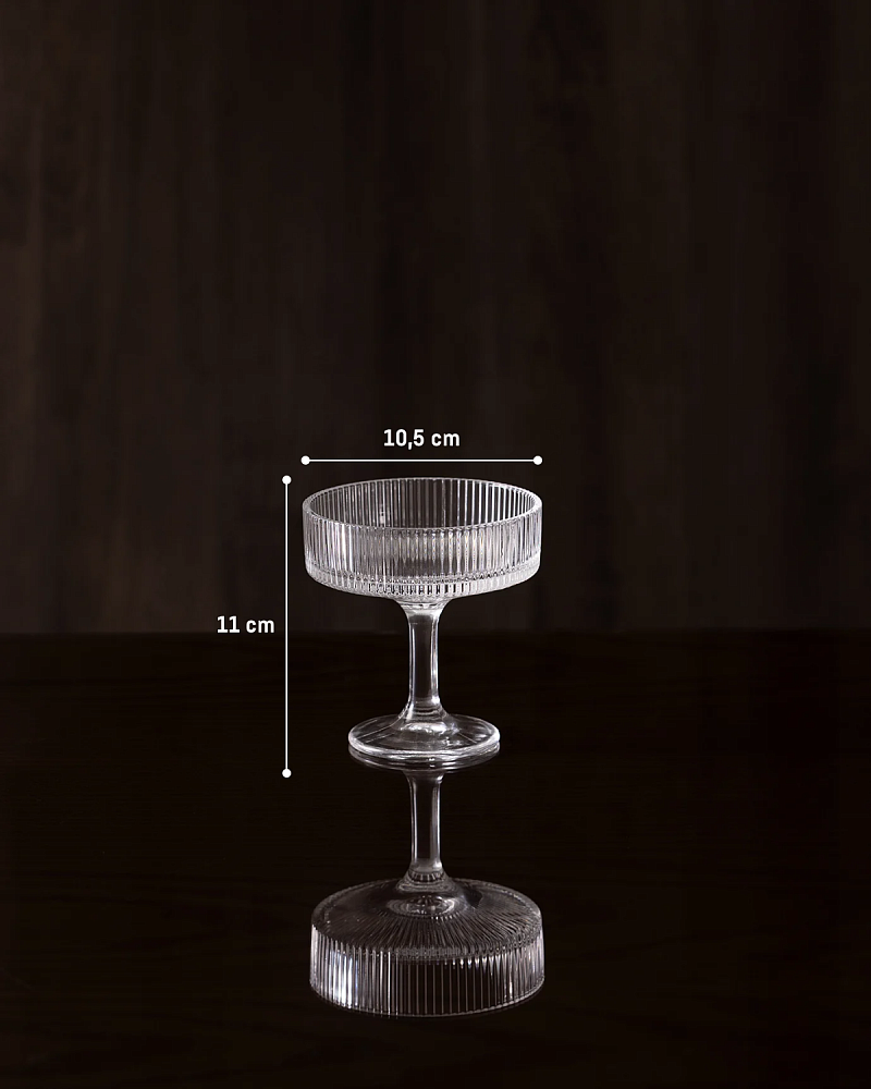 Набор креманок Paris из 2 штук, 150 мл, - стекло