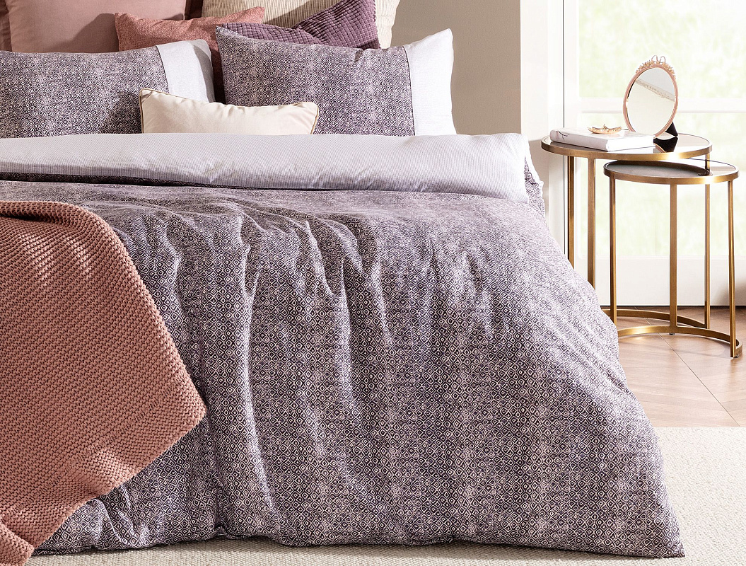 Комплект постельного белья полутораспальный Diane Madame Coco Crep 160x240 см, хлопок