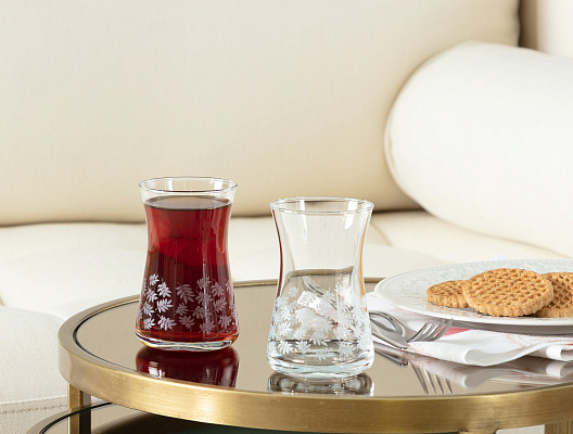 Набор стеклянных чашек Esperanza-White из 6 шт 170 мл