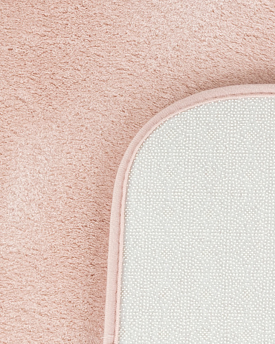 Комплект ковриков для ванной комнаты Carol 2 шт - Пудровый. 60X100см , 50X60CM