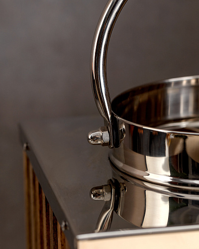 Подсвечник фонарь Ambre 20x20x25 см. - коричневый