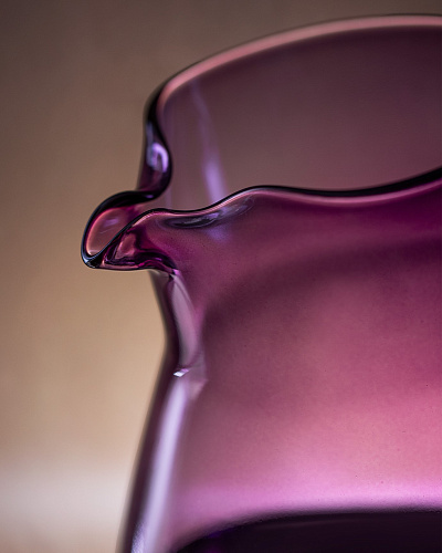 Графин стеклянный Emeline 2,5л - сливовый