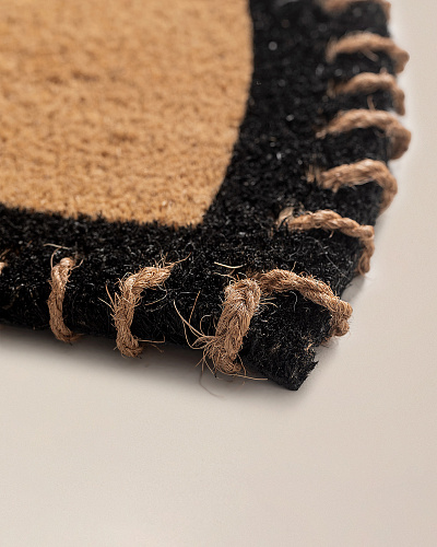 Придверный коврик Raynouard 45x75 см. - бежевый / черный