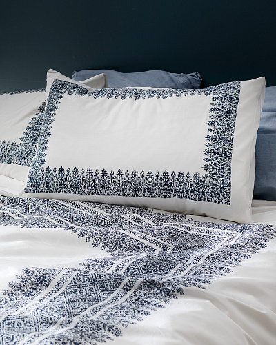 Комплект постельного белья полутораспальный Serre 160x240 см, хлопок