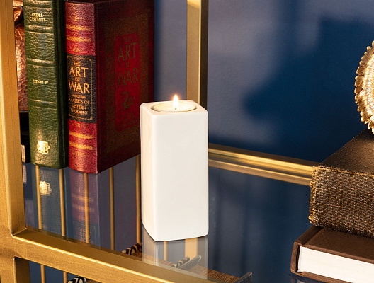 Подсвечник фарфоровый Petit Concept 12cm - белый