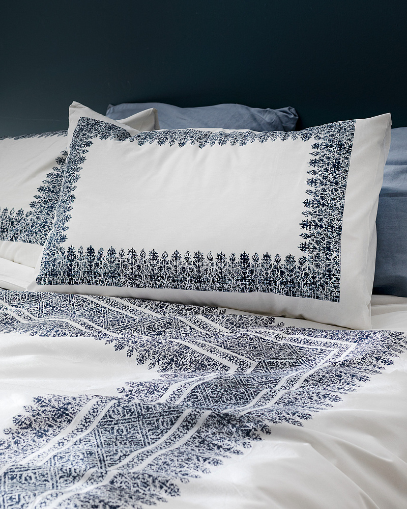 Комплект постельного белья полутораспальный Serre 160x240 см, хлопок