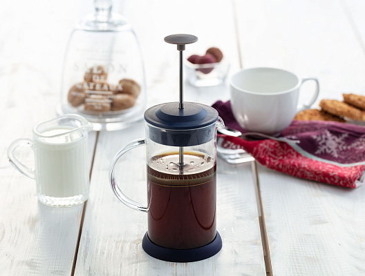 Френч-пресс Paule 350 мл - темно-синий