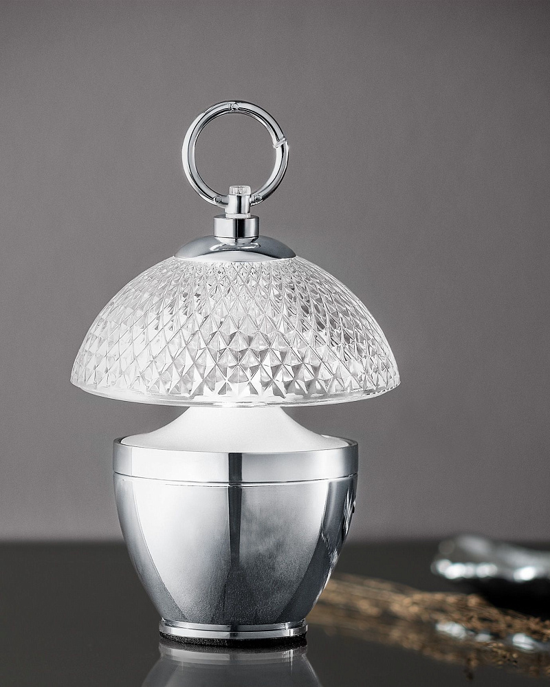 Светильник Bern 11x11x17 см - серебряный