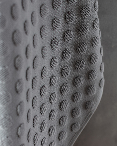 Банное полотенце Polka Dot 70x140 см. - светло-серое