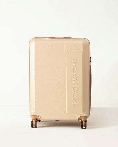 Чемодан Voyage Luggage размера L. - бежевый