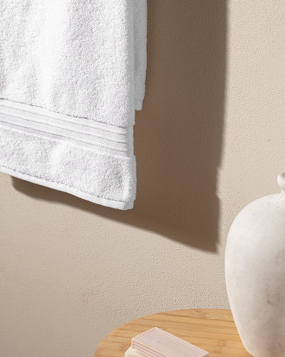 Банное полотенце Merline 70x138 см. - белое