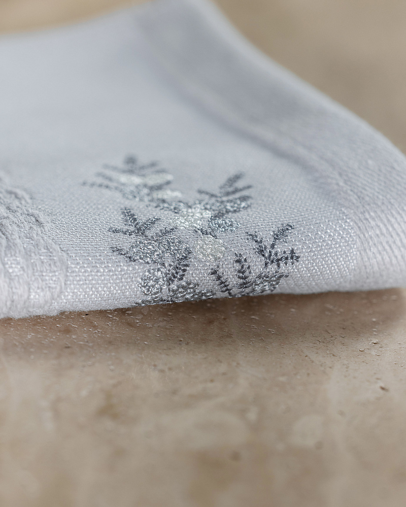 Набор полотенце для рук Pansy из 2 шт., 30x45 см. - светло-серый