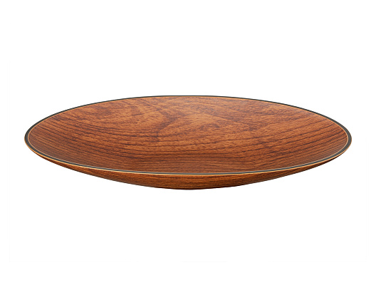 Сервировочная тарелка Ancona 12,5x25,5x2,5 см. - коричневая