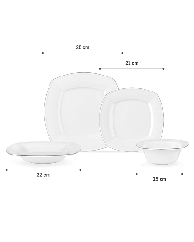 Столовый сервиз Noya из 24 предметов, фарфор