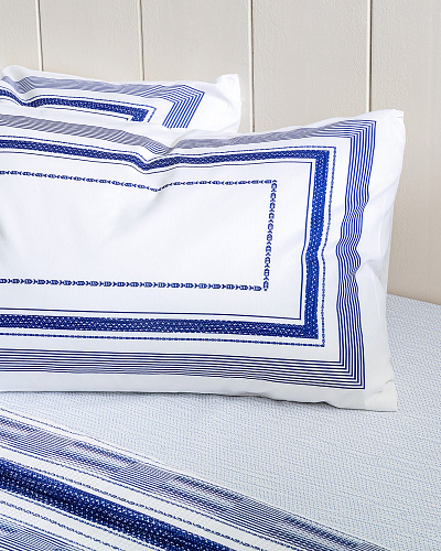 Комплект постельного белья полутораспальный Vermont с вафельным покрывалом 160x240 см, хлопок