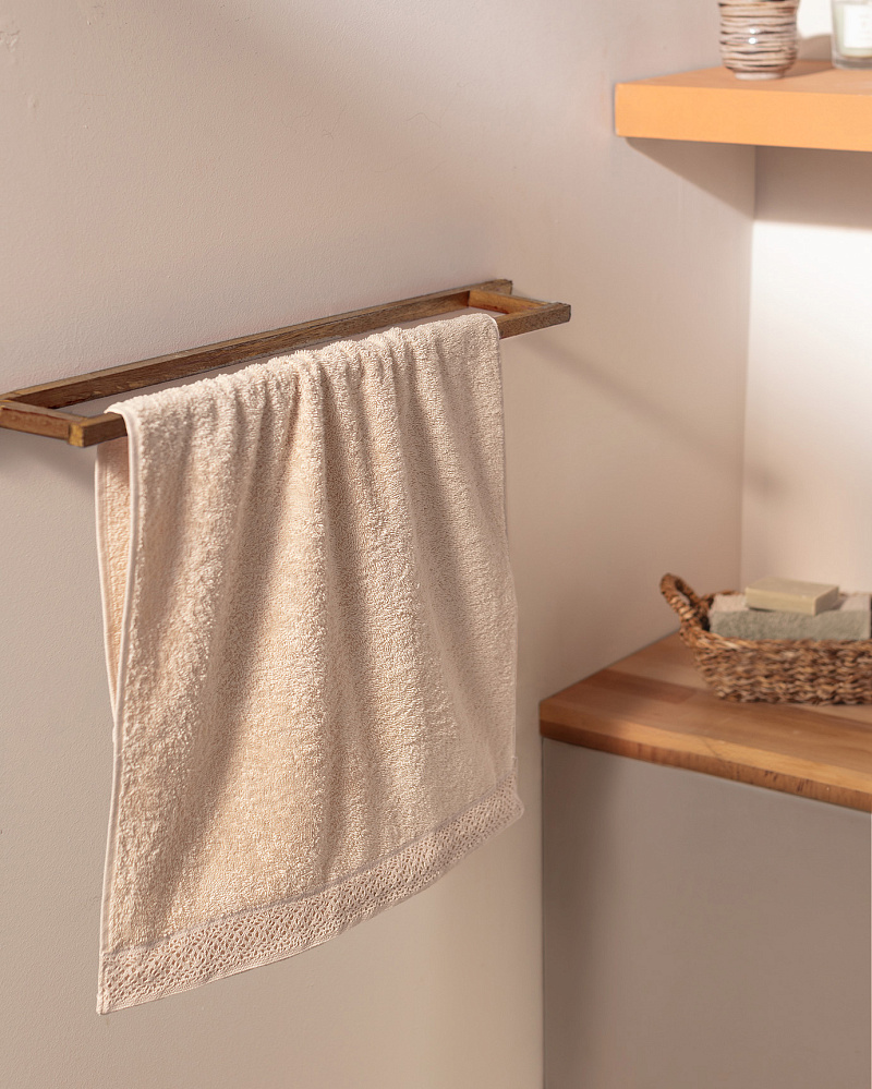 Полотенце для лица Angelique 50x70 см. - бежевое