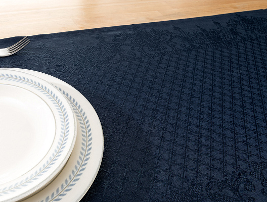 Дорожка на стол Valerıe 45x160 см. - синяя