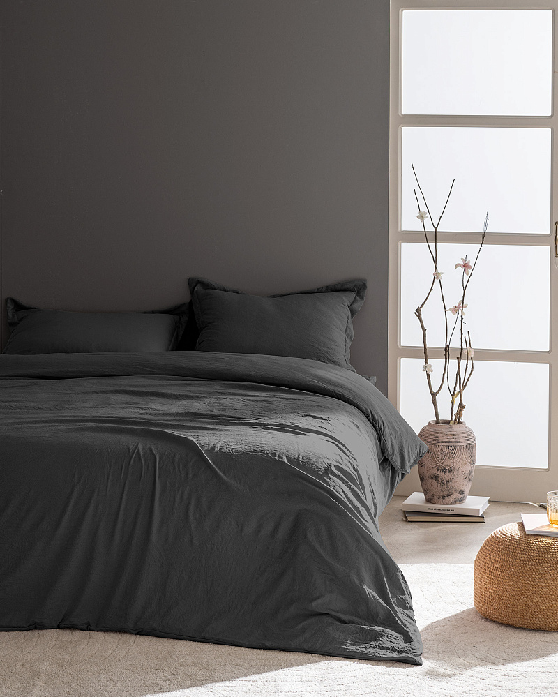 Комплект постельного белья евро Mona (180x200)+37 см