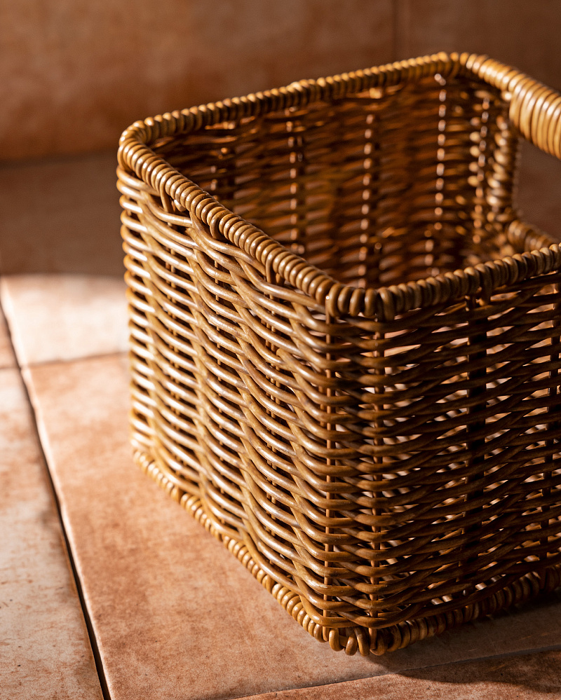 Корзинка с ручками Vendredi 14x14x11,5 см, - пластик