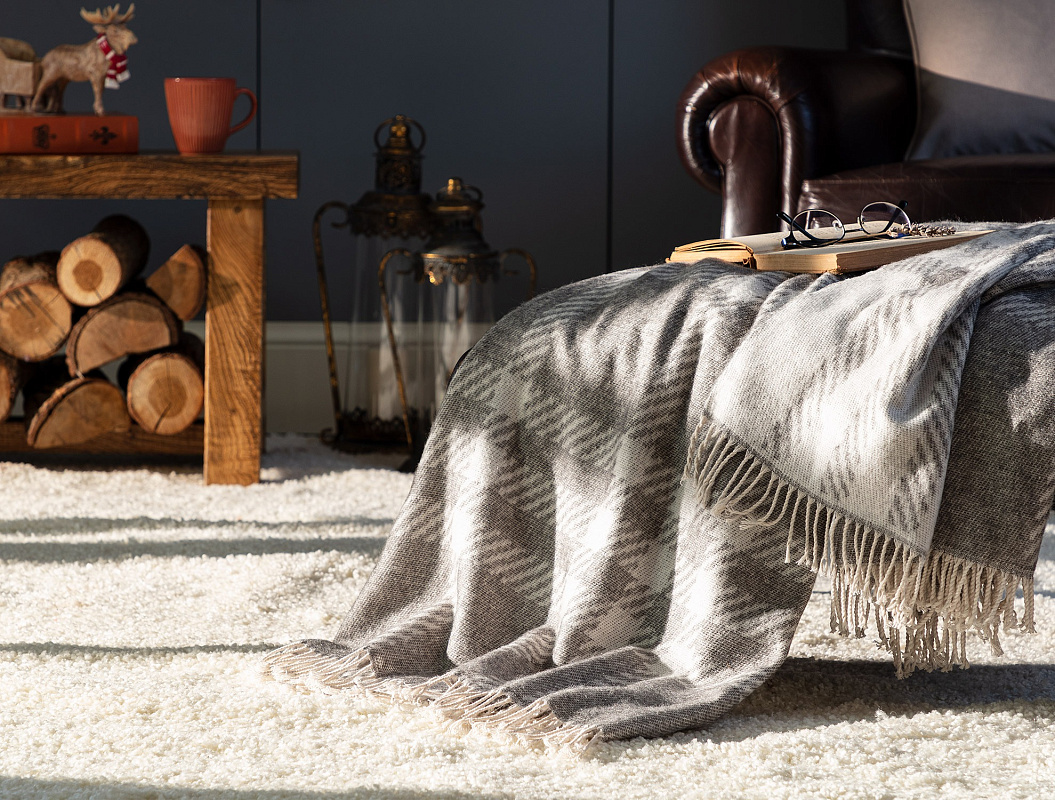 Плед Katriane 130x170 см. - серый