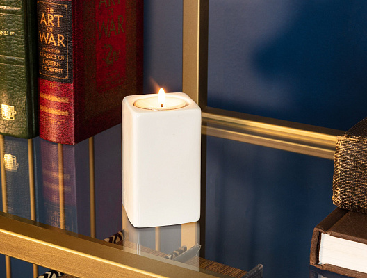 Подсвечник фарфоровый Petit Concept 9cm - белый