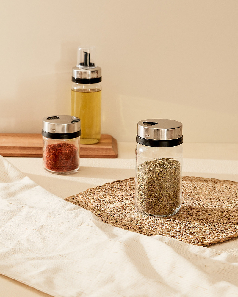 Банка для специй Ella Spice Holder 380 мл., 7.1х7.1х12.9 см. 